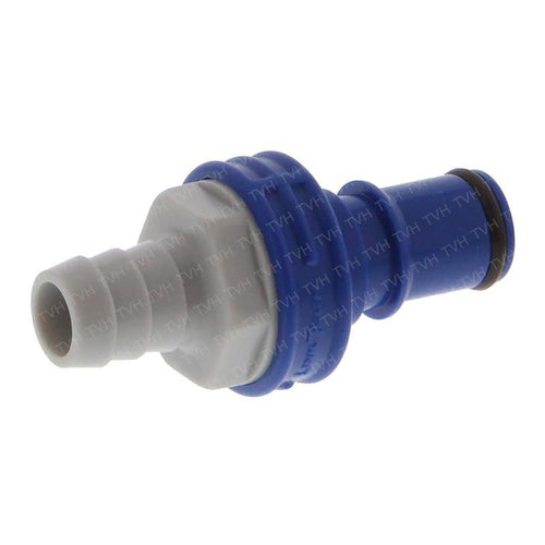 Forklift Battery Watering Male Connector, 10mm (3/8 in) Barb | SY09MBLU2